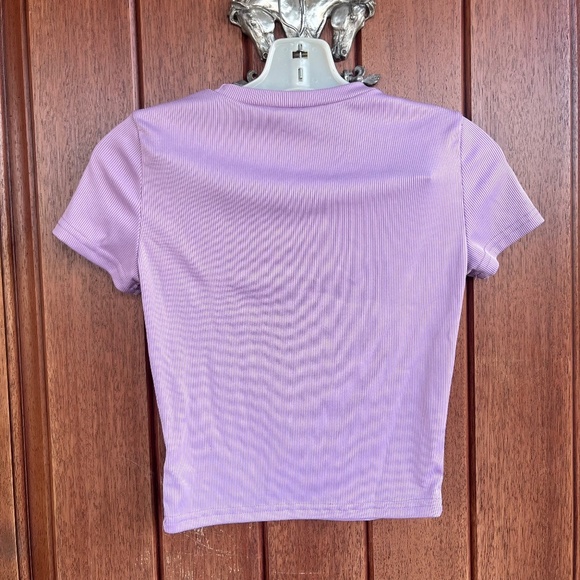 Shein Fitted Purple Top - Picture 2 of 4
